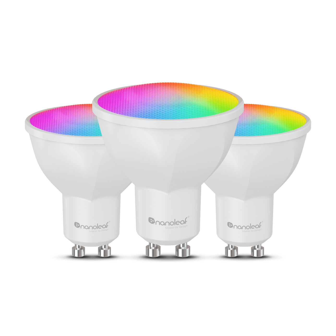Nanoleaf Essentials Matter GU10 Smart Bulb (3 Pack)